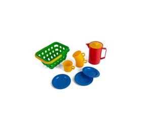 Lekekjøkken & Utstyr - Dantoy Classic - Coffee and Picnic Set - 9 Pieces - 4385