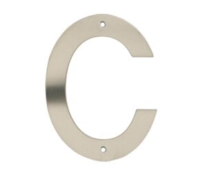 Beslag & Hengsler  - Home>it house letter C stainless steel - 13054