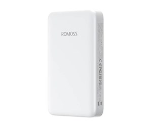 Nødlader - ROMOSS Powerbank WSC10 10000mAh 20W (white) Nødlader - Hvit - 10000 mAh - WSC10-121-1133H