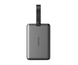 Nødlader - ROMOSS Powerbank WM010 10000mAh 20W (black) Nødlader - Svart - 10000 mAh - WMO10-121-2133H