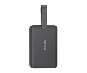 Nødlader - ROMOSS Powerbank WMS10 10000mAh 30W (black) Nødlader - Svart - 10000 mAh - WMS10-191-2133H