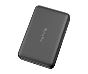 Nødlader - ROMOSS Powerbank WSC10 10000mAh 20W (black) Nødlader - Svart - 10000 mAh - WSC10-121-2133H