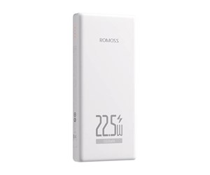 Nødlader - ROMOSS Powerbank PRC10 10000mAh 22.5W (white) Nødlader - Hvit - 10000 mAh - PRC10-171-1133H