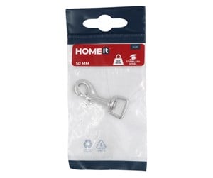 Beslag & Hengsler  - Home>it Carabiner hook 50 mm stainless steel - 20481