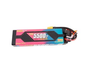 Fjernstyrt - Gens ace &Tattu Advanced 5500mAh 7.6V 100C 2S1P HardCase Lipo Battery Pack with XT60 - GEA55002S10X6