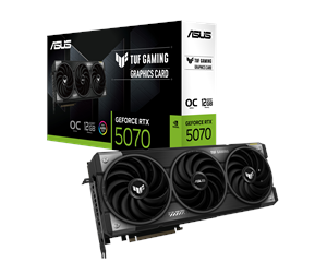 Grafikkort - ASUS GeForce RTX 5070 TUF OC - 12GB GDDR7 RAM - Grafikkort - TUF-RTX5070-O12G-GAMING