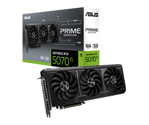 Grafikkort - ASUS GeForce RTX 5070 Ti Prime - 16GB GDDR7 RAM - Grafikkort - PRIME-RTX5070TI-16G