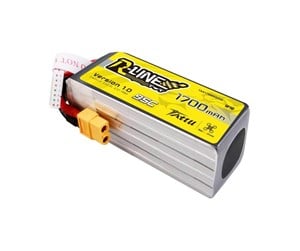 Fjernstyrt - Gens ace &Tattu R-Line 22.2V 1700mAh 6S 95C Lipo Battery with XT60 Plug - TAA17006S95X6