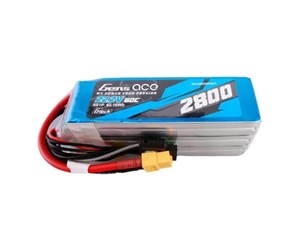 Fjernstyrt - Gens ace &Tattu G-Tech 2800mAh 22.2V 60C 6S1P Lipo Battery Pack with XT60 plug - GEA286S60X6GT