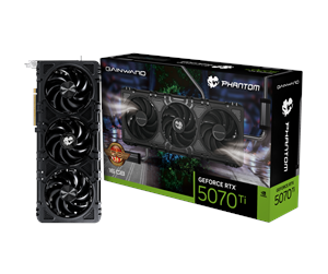 Grafikkort - Gainward GeForce RTX 5070 Ti Phantom GS - 16GB GDDR7 RAM - Grafikkort - NE7507TH19T2-GB2030P