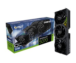 Grafikkort - Palit GeForce RTX 5070 GamingPro OC - 12GB GDDR7 RAM - Grafikkort - NE75070T19K9-GB2050A