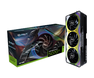 Grafikkort - Palit GeForce RTX 5070 Ti GameRock - 16GB GDDR7 RAM - Grafikkort - NE7507T019T2-GB2030G