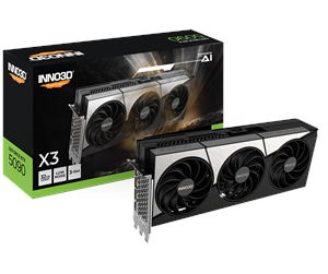 Grafikkort - Inno3D GeForce RTX 5090 X3 - 32GB GDDR7 RAM - Grafikkort - N50903-32D7-17593928