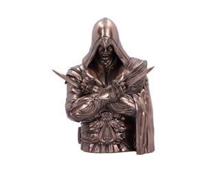 Reklameartikler - Nemesis Now - Assassin's Creed Ezio Bust Box Bronze 30 cm - Figur - B6358X3