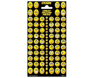 Hobbyartikler - Totum - Sticker sheet Twinkle - Funny Faces - 100313