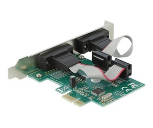 Nettverksadapter - DeLOCK PCI Express Card to 2 x Serial RS-232 - 90007