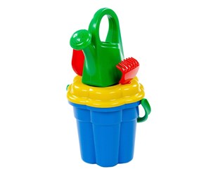 Utendørsleker - Cavallino Toys - Cavallino XL Classic Bucket Set Blue 5 pcs. - 9512WD01