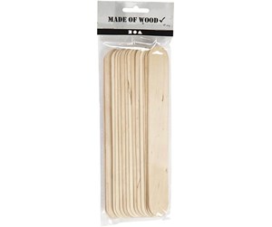 Arts & Crafts - Tilbehør - Creativ Company - Wooden Craft Sticks Long 15 pcs. (20x25mm) - 563061