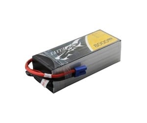 Fjernstyrt - Gens ace &Tattu 8000mAh 22.2V 25C 6S1P Lipo Battery Pack with EC5 - TAA80006S25E5