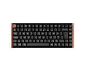 Tastatur - Keychron K2 HE SE Wireless Tri-Mode Hot Swap QMK Gateron 2.0 Purple Magnetic Switch Wood Black - Gamingtastatur - Nordisk - Svart - K2H-F1-BO