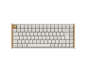 Tastatur - Keychron K2 HE SE Wireless Tri-Mode Hot Swap QMK Gateron 2.0 Purple Magnetic Switch Wood White - Gamingtastatur - Nordisk - Hvit - K2H-Q1-BO