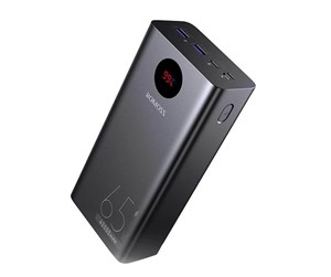 Nødlader - ROMOSS Powerbank PEA40 Pro 40000mAh 65W (black) Nødlader - Svart - 40000 mAh - PEA40-282-2133H