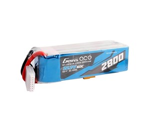 Fjernstyrt - Gens ace &Tattu Lipo 2800mAh 22.2V 60C 6S1P battery with XT60 connector - GEA28006S60X6