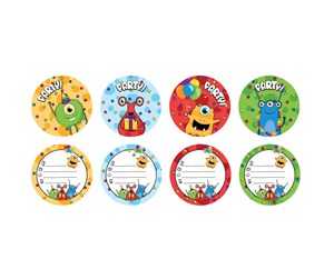 Leketøy - Haza Witbaard - Monster Party Invitations 6pcs. - 437825