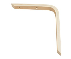 Beslag & Hengsler  - Home>it shelf bracket in veneer 2 x 17.5 x 20 cm natural - 5708614165256