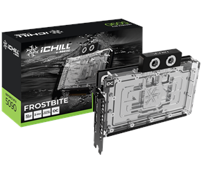 Grafikkort - Inno3D GeForce RTX 5090 iCHILL Frostbite - 32GB GDDR7 RAM - Grafikkort - C50903-32D7X-1759FB