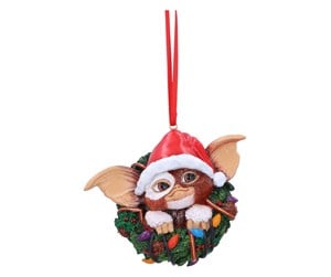 Reklameartikler - Nemesis Now - Gremlins Gizmo in Wreath Hanging Ornament 10cm - B6411X3