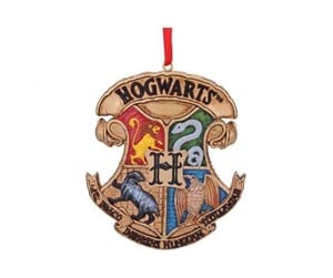 Reklameartikler - Nemesis Now - Harry Potter Hogwarts Crest Hanging Ornament 8cm - B6064V2