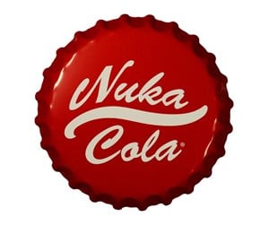 Reklameartikler - FaNaTtik - Fallout Nuka-Cola Bottle Cap Tin Sign - B-FLT73