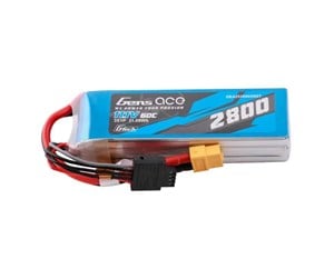 Fjernstyrt - Gens ace &Tattu G-Tech Soaring 2800mAh 11.1V 60C 3S1P LiPo XT60 - GEA283S60X6GT