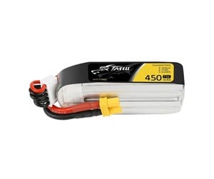 Fjernstyrt - Gens ace &Tattu Battery 450mAh 14.8V 75C 4S1P Long - TAA4504S75X3L