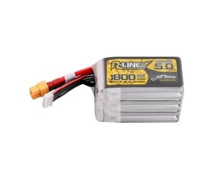 Fjernstyrt - Gens ace &Tattu Lipo R-Line Version 5.0 1800mAh 22.2V 150C 6S battery with XT60 connector - TAA18006S15X6