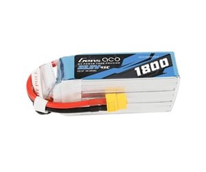 Fjernstyrt - Gens ace &Tattu 1800mAh 22.2V 45C 6S1P Lipo Battery Pack - GEA18006S45X6