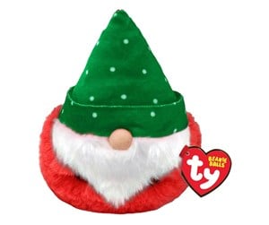 Dukker, Bamser & Utstyr - Ty Teeny Puffies Christmas Gnome Turvey 10cm - 2011842