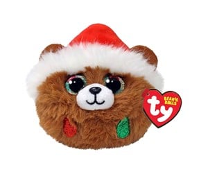 Dukker, Bamser & Utstyr - Ty Teeny Puffies Christmas Bear Pudding 10cm - 2011840