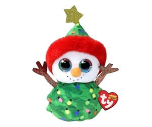 Dukker, Bamser & Utstyr - Ty Beanie Boo's Christmas Snowman Garland 15cm - 2011839