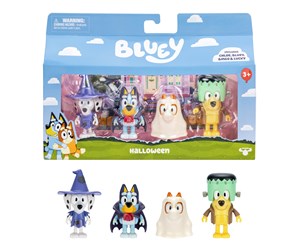 Leketøy - Bluey Halloween Figure 4pk. - 90266