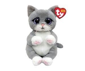 Dukker, Bamser & Utstyr - Ty Beanie Babies Bellies Morgan Gray Cat 15cm - 2011662