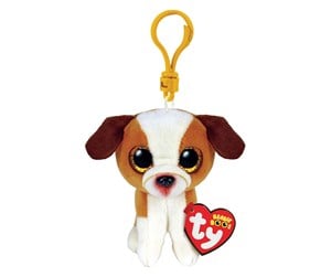 Dukker, Bamser & Utstyr - Ty Beanie Boo's Clip Hugo Bulldog 7cm - 2010988