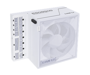 Strømforsyning (PSU) - Lian Li Edge Gold 850W White Strømforsyning (PSU) - 850 Watt - 120 mm - ATX 3.1 - 80 Plus Gold sertifisert - G9P.EG0850G.W000.EU