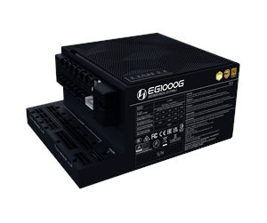 Strømforsyning (PSU) - Lian Li Edge Gold 1000W Black (with USB HUB) Strømforsyning (PSU) - 1000 Watt - 120 mm - ATX 3.1 - 80 Plus Gold sertifisert - G9P.EG1000G.BH00.EU