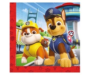 Leketøy - Globos - Paper Napkins FSC PAW Patrol Rescue Heroes 20 pcs - 95599