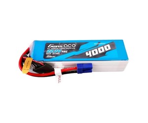 Fjernstyrt - Gens ace &Tattu G-Tech 4000mAh 22.2V 45C 6S1P Lipo Battery Pack with EC5 plug - GEA406S45E5GT