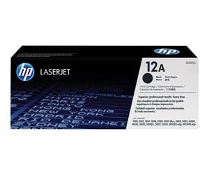 Printertilbehør blekk/toner - HP 12A / Q2612A Black Toner - Laser toner Svart - Q2612A