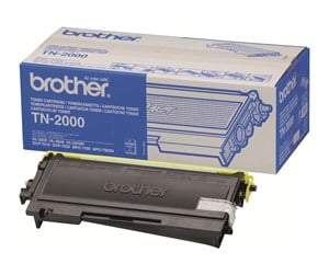 Printertilbehør blekk/toner - Brother TN2000 / TN-2000 Black Toner - Laser toner Svart - TN2000