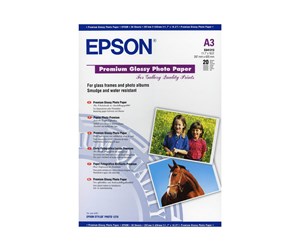 Papir, Fotopapir & Etiketter - Epson A3 Premium Paper 20sh - C13S041315